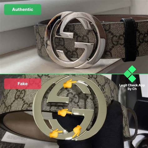 gucci supreme belt fake